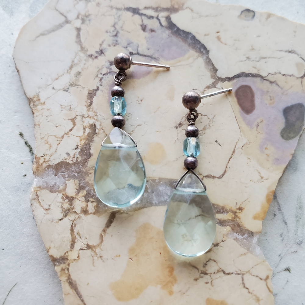 Sterling Silver 925 Crystal Earrings